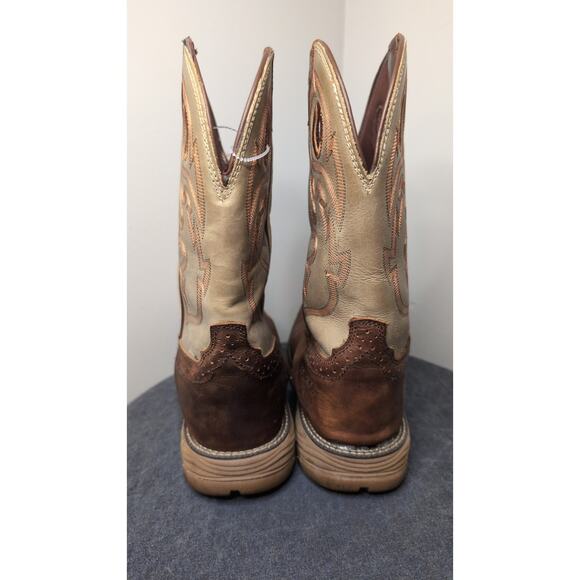 Justin Stampede Driller WK4338 Cowboy Work Boots 10EE Square Toe EH main image 10